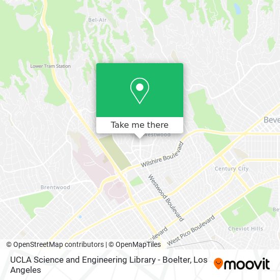 UCLA Science and Engineering Library - Boelter map