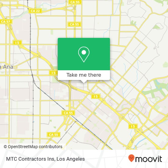 MTC Contractors Ins map