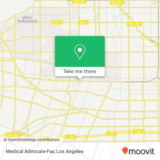 Medical Advocate-Fax map