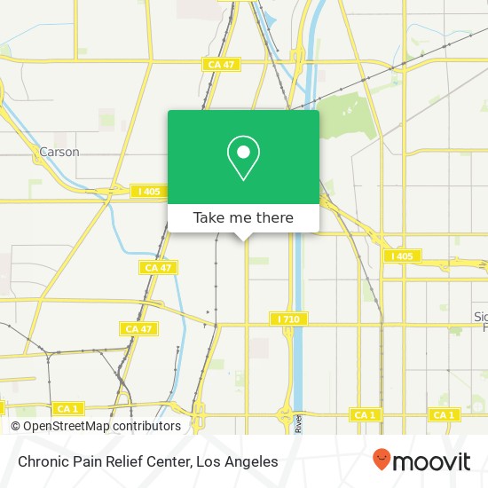 Chronic Pain Relief Center map