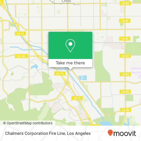 Chalmers Corporation Fire Line map