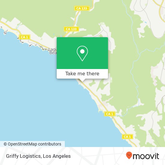 Griffy Logistics map