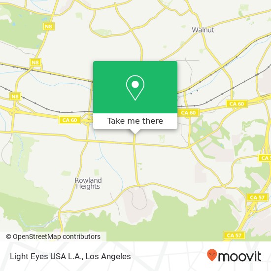 Light Eyes USA L.A. map