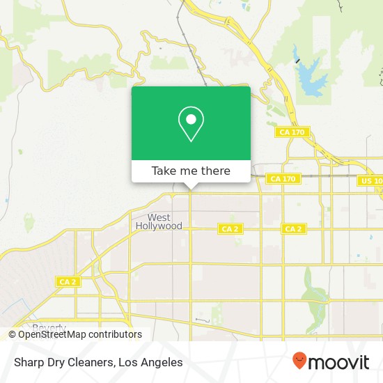 Sharp Dry Cleaners map