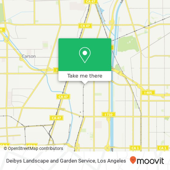 Deibys Landscape and Garden Service map