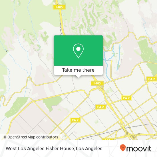 Mapa de West Los Angeles Fisher House