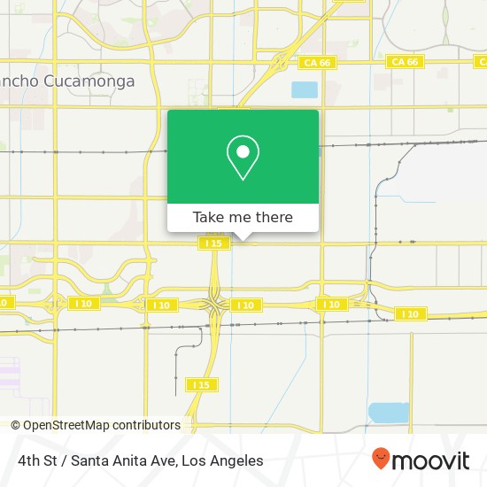 4th St / Santa Anita Ave map
