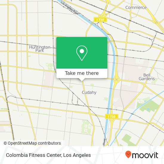 Colombia Fitness Center map