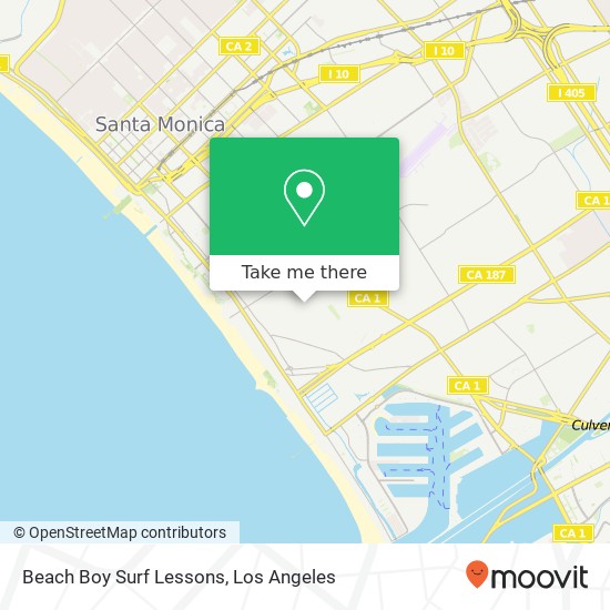 Beach Boy Surf Lessons map