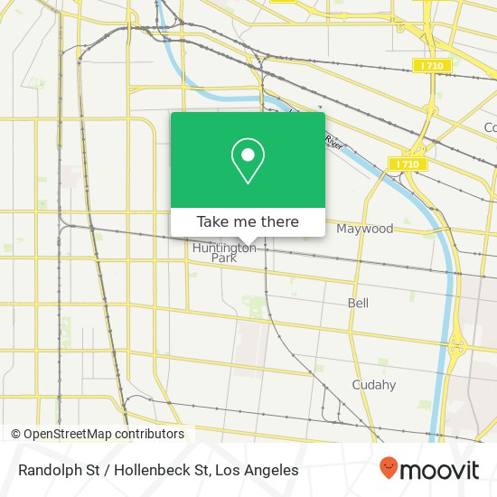 Randolph St / Hollenbeck St map