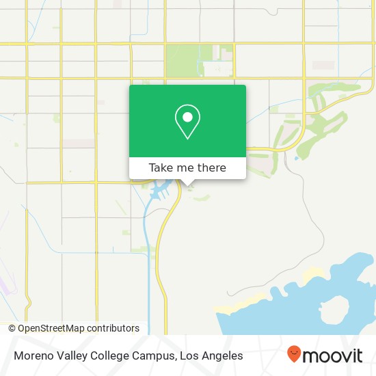 Moreno Valley College Campus map