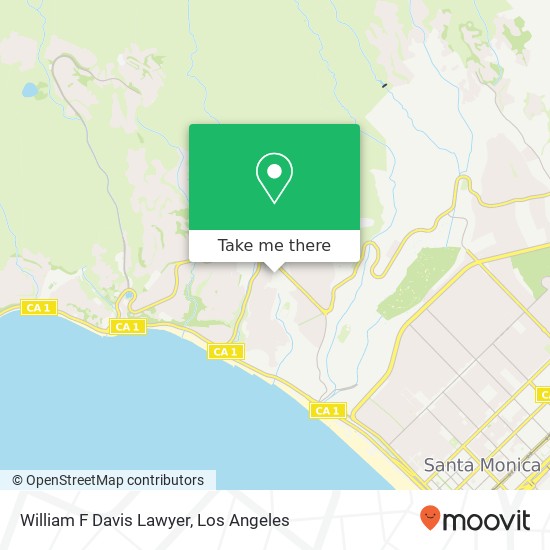 William F Davis Lawyer map