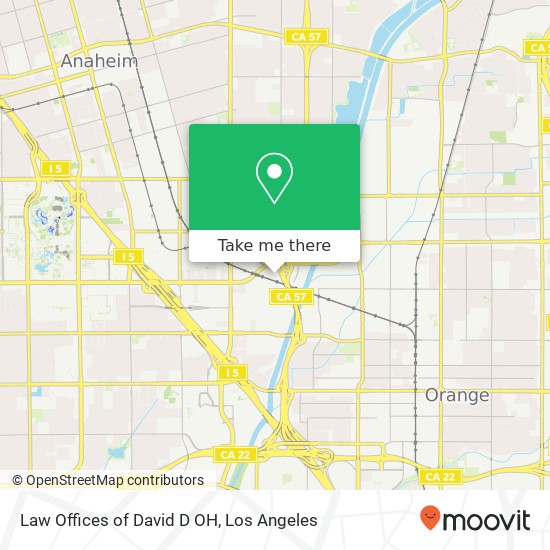 Law Offices of David D OH map