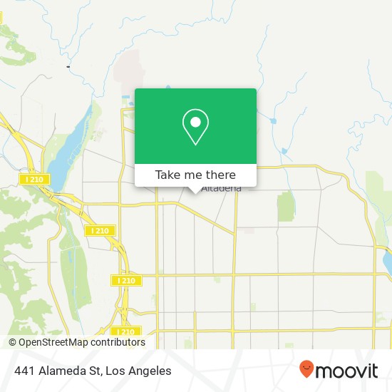 441 Alameda St map