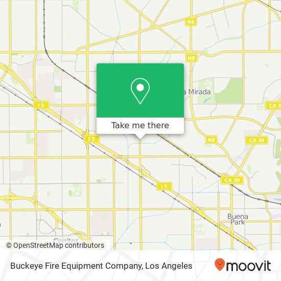 Mapa de Buckeye Fire Equipment Company