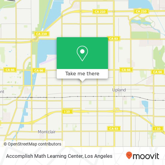 Accomplish Math Learning Center map