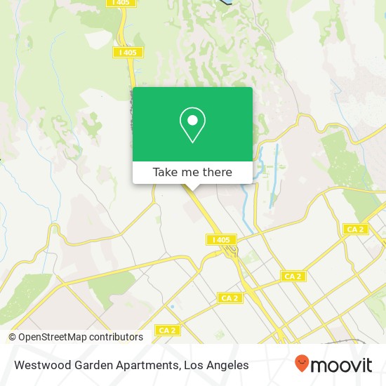 Mapa de Westwood Garden Apartments