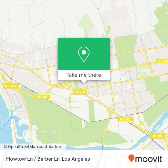 Flowtow Ln / Barber Ln map