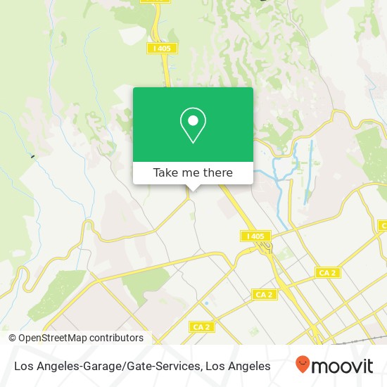 Mapa de Los Angeles-Garage / Gate-Services