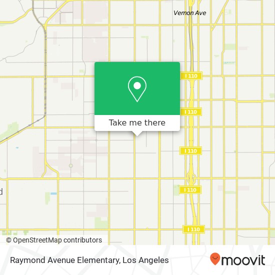 Mapa de Raymond Avenue Elementary