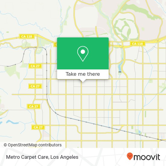 Metro Carpet Care map