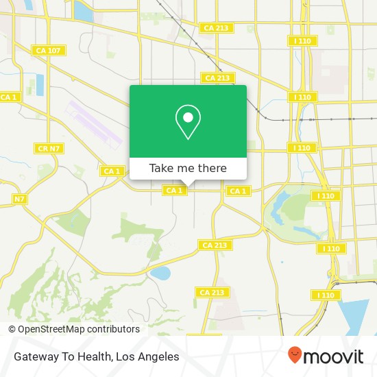 Gateway To Health map