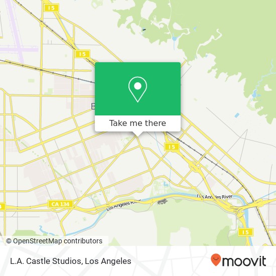 L.A. Castle Studios map