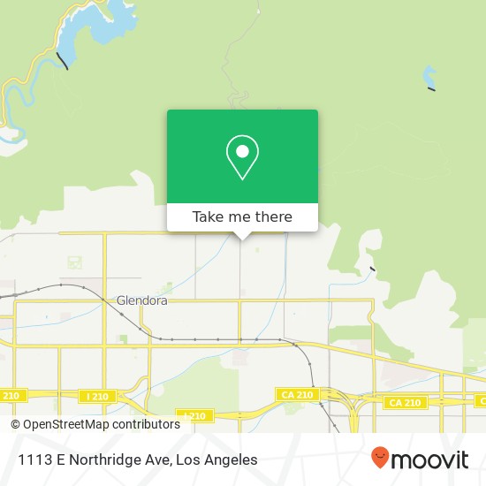 1113 E Northridge Ave map