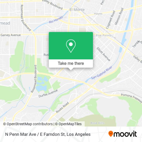 N Penn Mar Ave / E Farndon St map