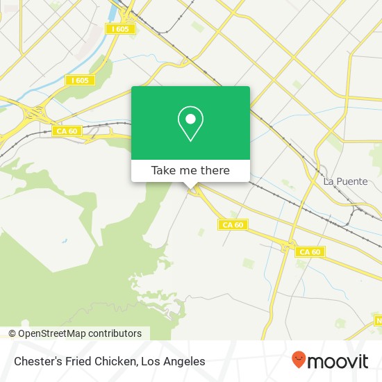 Chester's Fried Chicken map