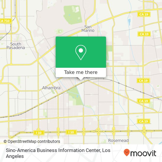 Sino-America Business Information Center map