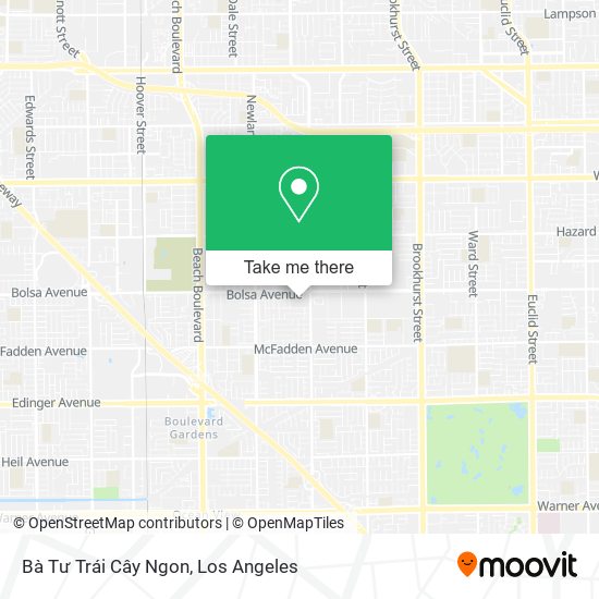 Bà Tư Trái Cây Ngon map