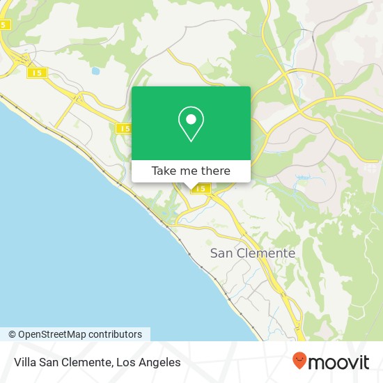 Villa San Clemente map