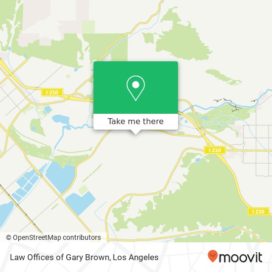 Law Offices of Gary Brown map