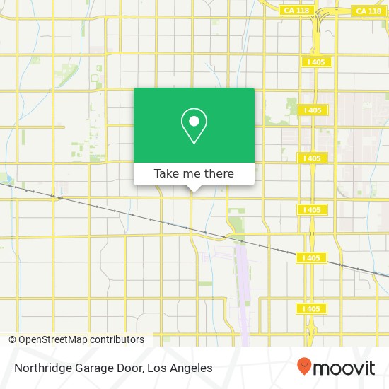 Northridge Garage Door map