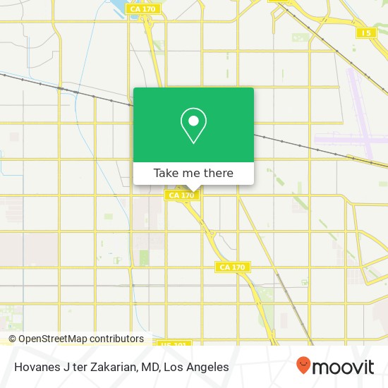 Hovanes J ter Zakarian, MD map