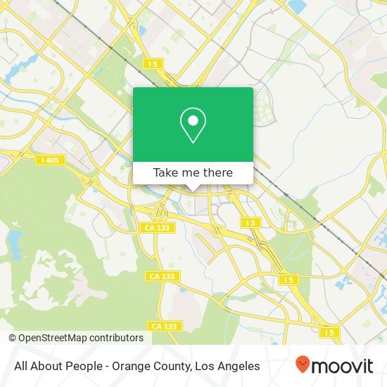 All About People - Orange County map