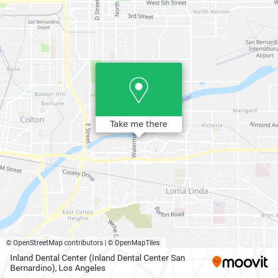 Inland Dental Center (Inland Dental Center San Bernardino) map