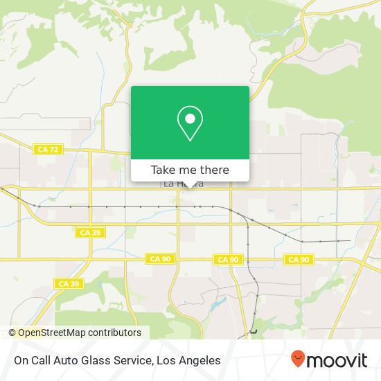 On Call Auto Glass Service map