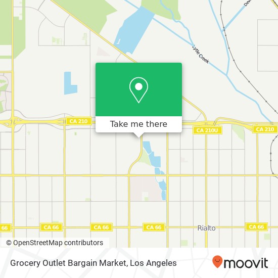 Grocery Outlet Bargain Market map