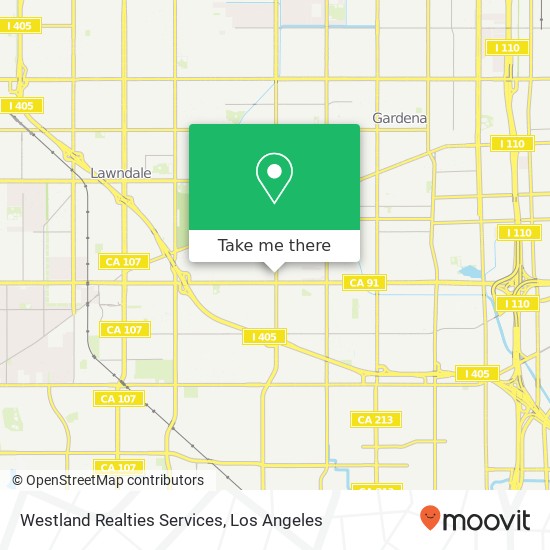 Westland Realties Services map