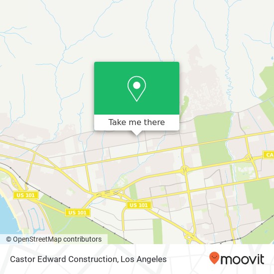 Castor Edward Construction map