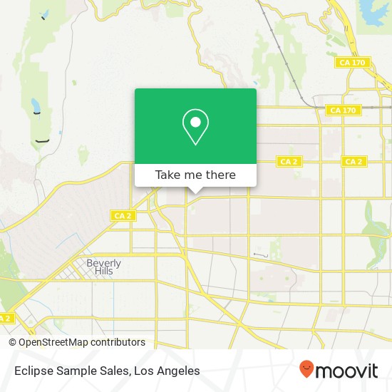 Eclipse Sample Sales map