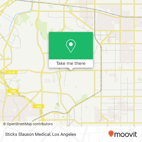 Sticks Slauson Medical map