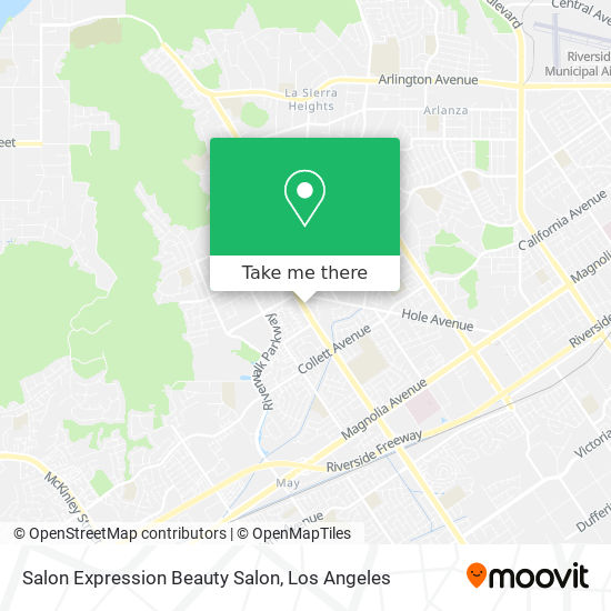 Mapa de Salon Expression Beauty Salon