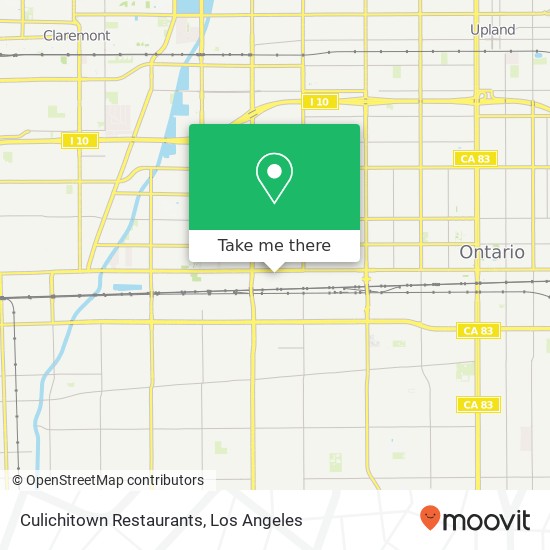 Mapa de Culichitown Restaurants