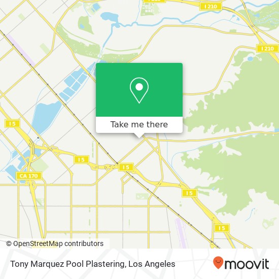 Tony Marquez Pool Plastering map