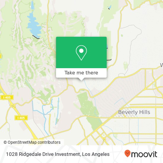 Mapa de 1028 Ridgedale Drive Investment