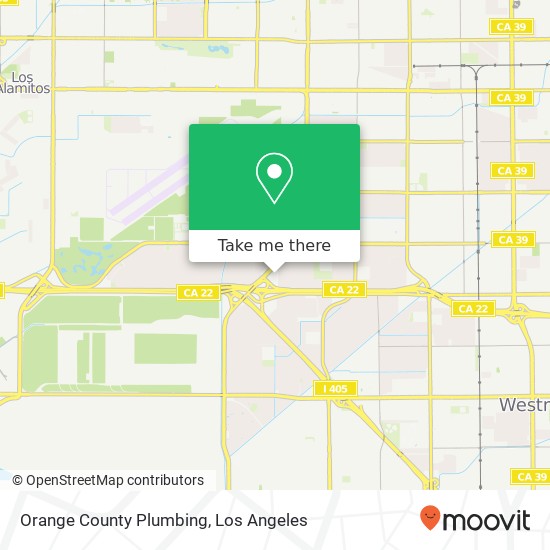 Orange County Plumbing map