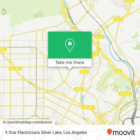 5 Star Electricians Silver Lake map